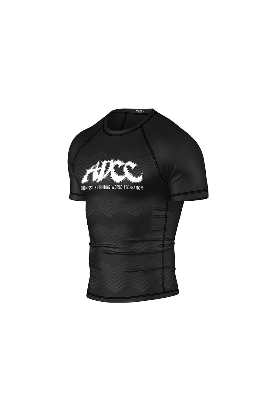 ADCC Blacked Kids Rash Guard Short Sleeve