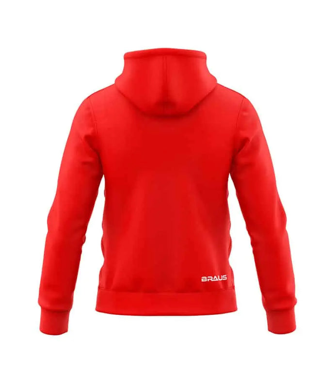 ADCC Cotton zipper jumper Red
