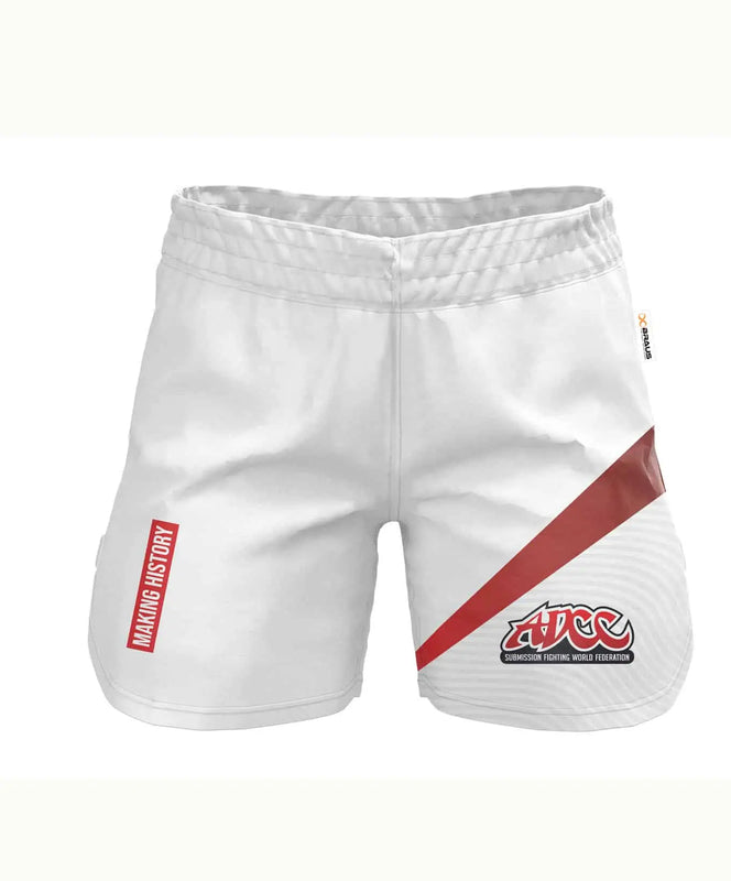 ADCC Fight Shorts White Kids