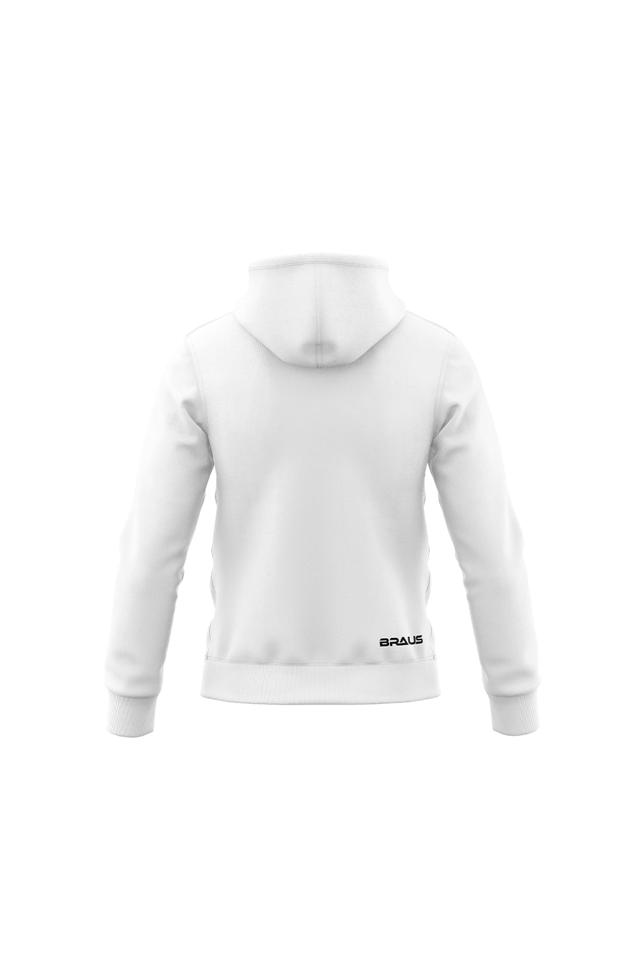 ADCC Cotton Zip Up Jumper White