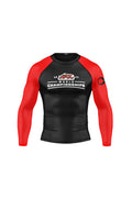 ADCC WC1 Red Black Rash Guard Long Sleeve