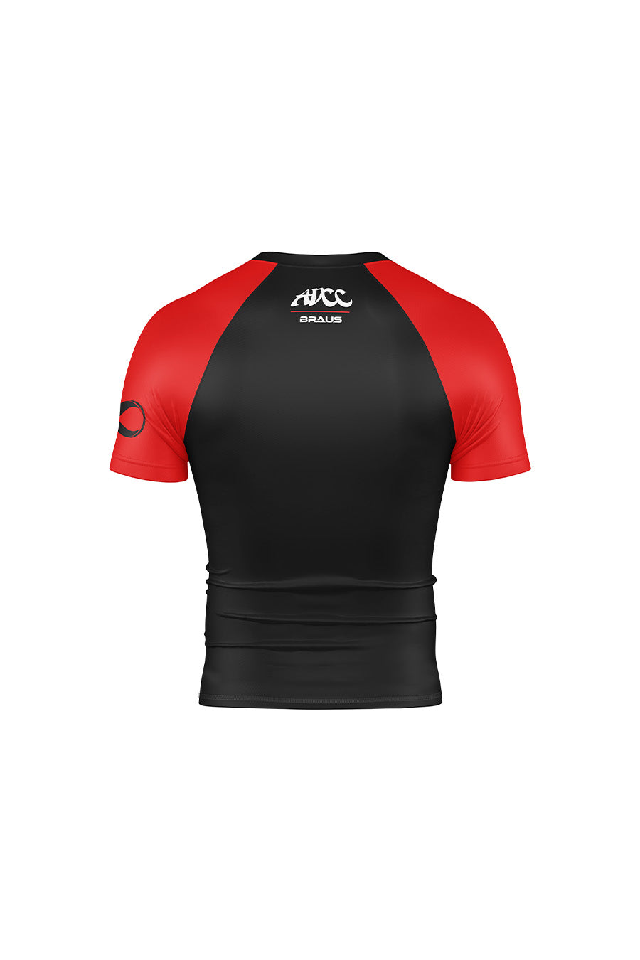 ADCC WC1 Red Black Rash Guard Short Sleeve