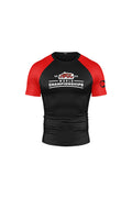 ADCC WC1 Red Black Rash Guard Short Sleeve