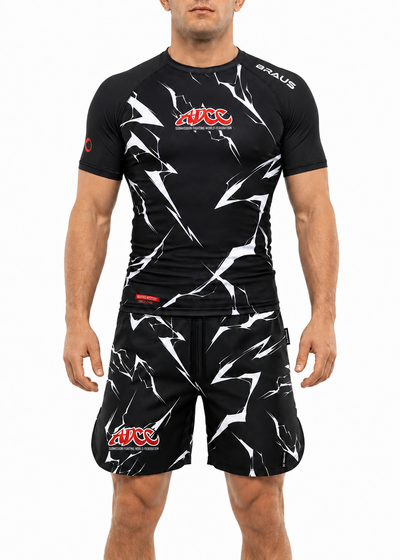 ADCC Lightning No Gi Fight Shorts Black Adults
