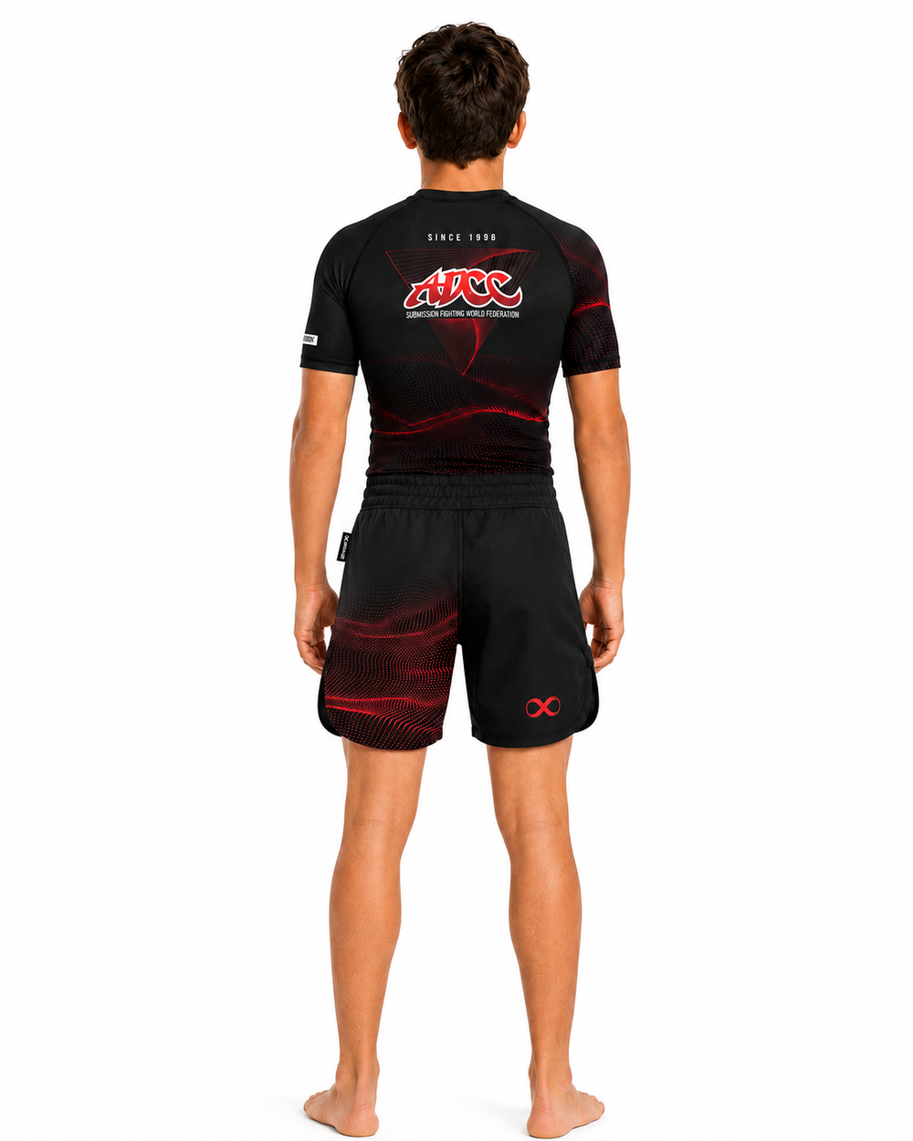 ADCC Infinite Fight Shorts Black Kids