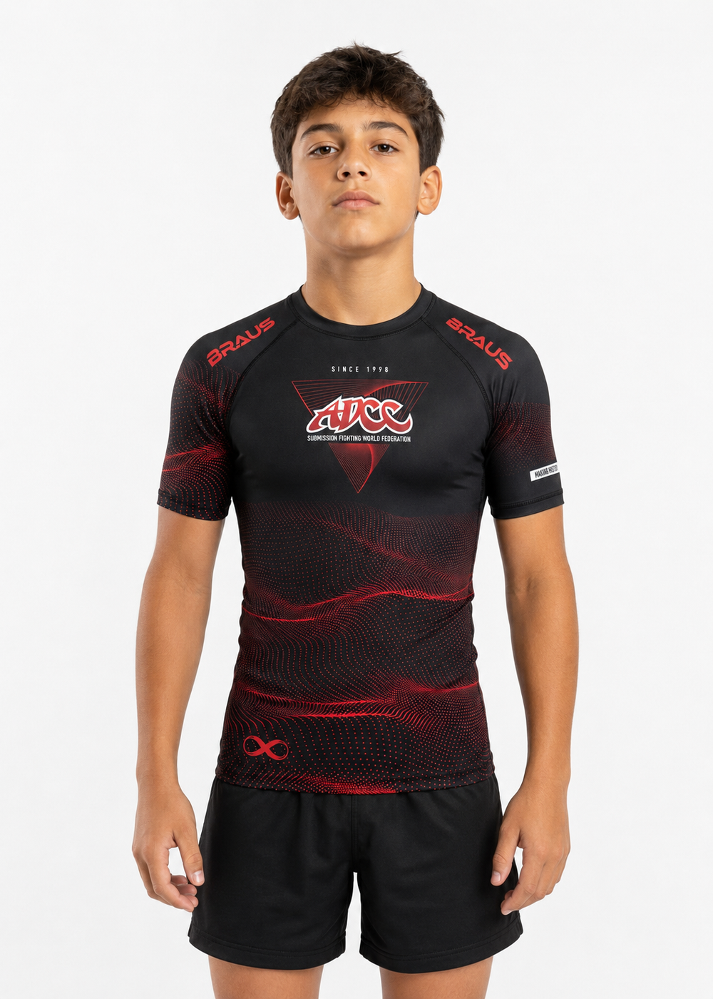 ADCC Infinite Rash Guard Short Sleeve Kids