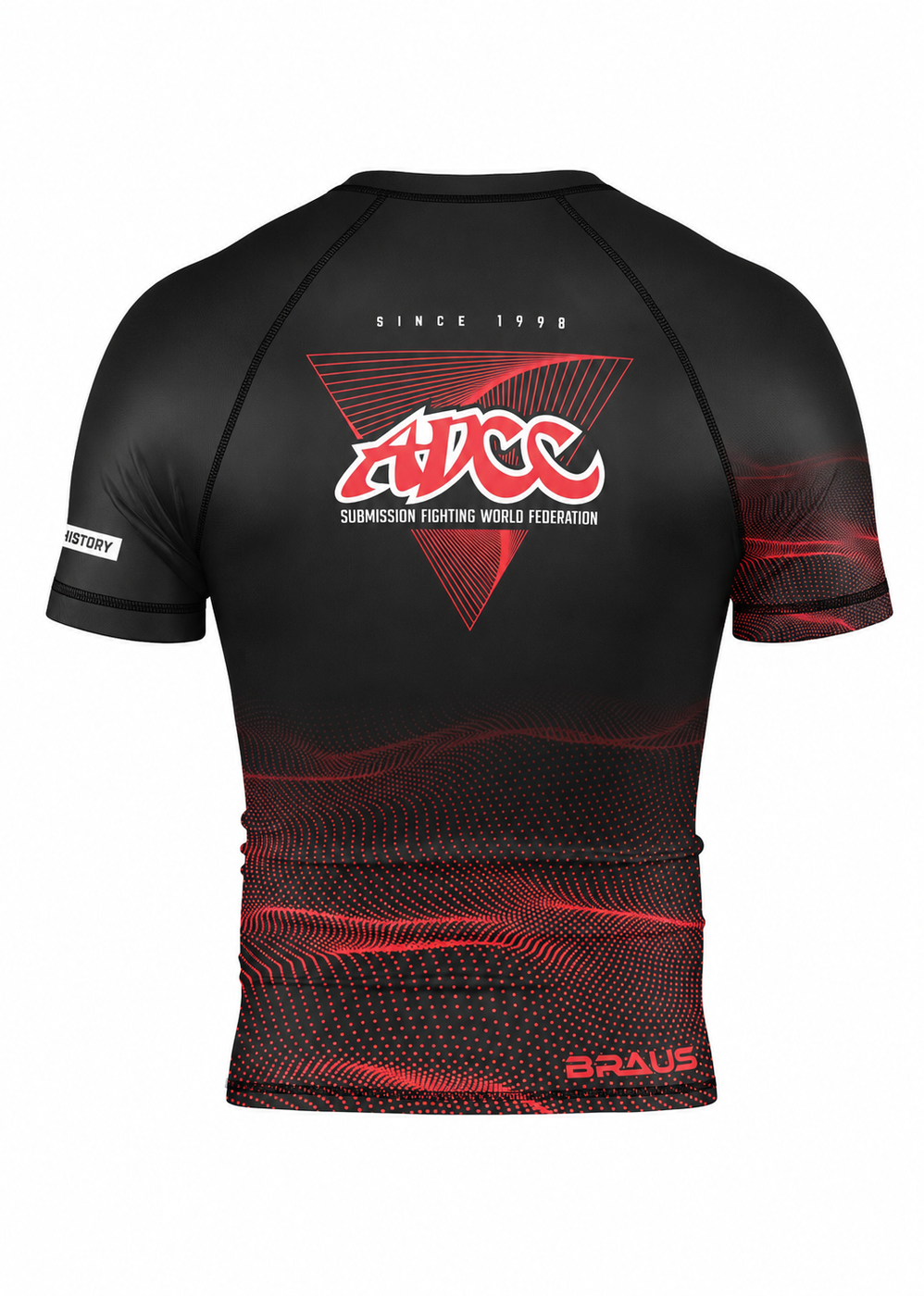 ADCC Infinite Rash Guard Short Sleeve - Black (Adult)