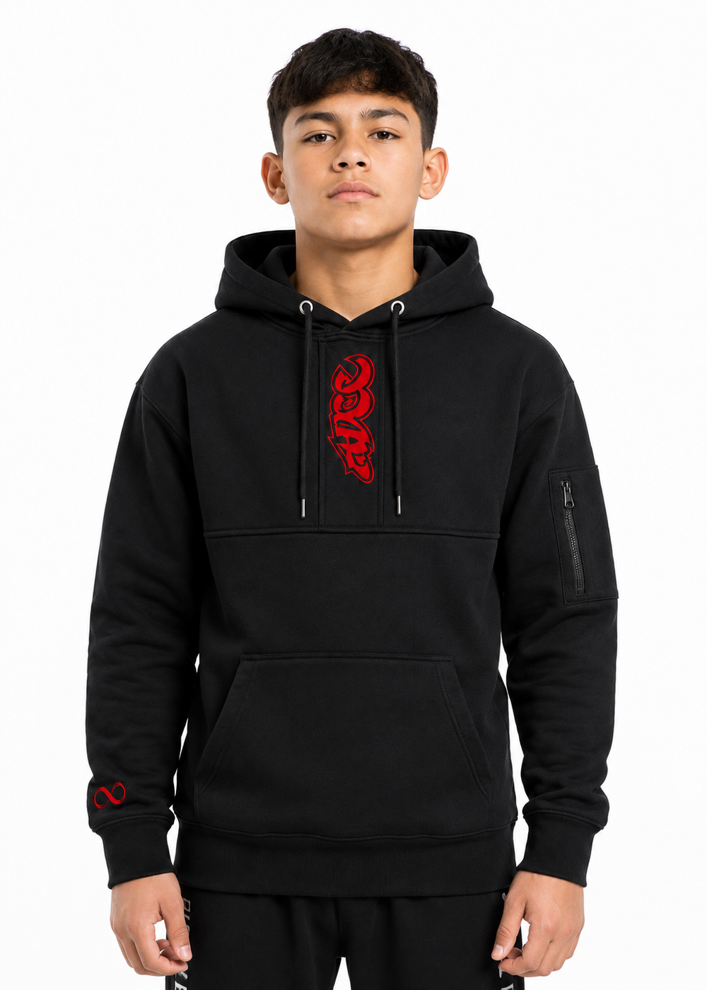 ADCC Track Hoodie Black Kids